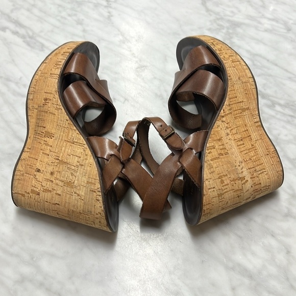 Kork Ease Bette Classic Wedge in Chocolate Brown Size 9 - Picture 6 of 11